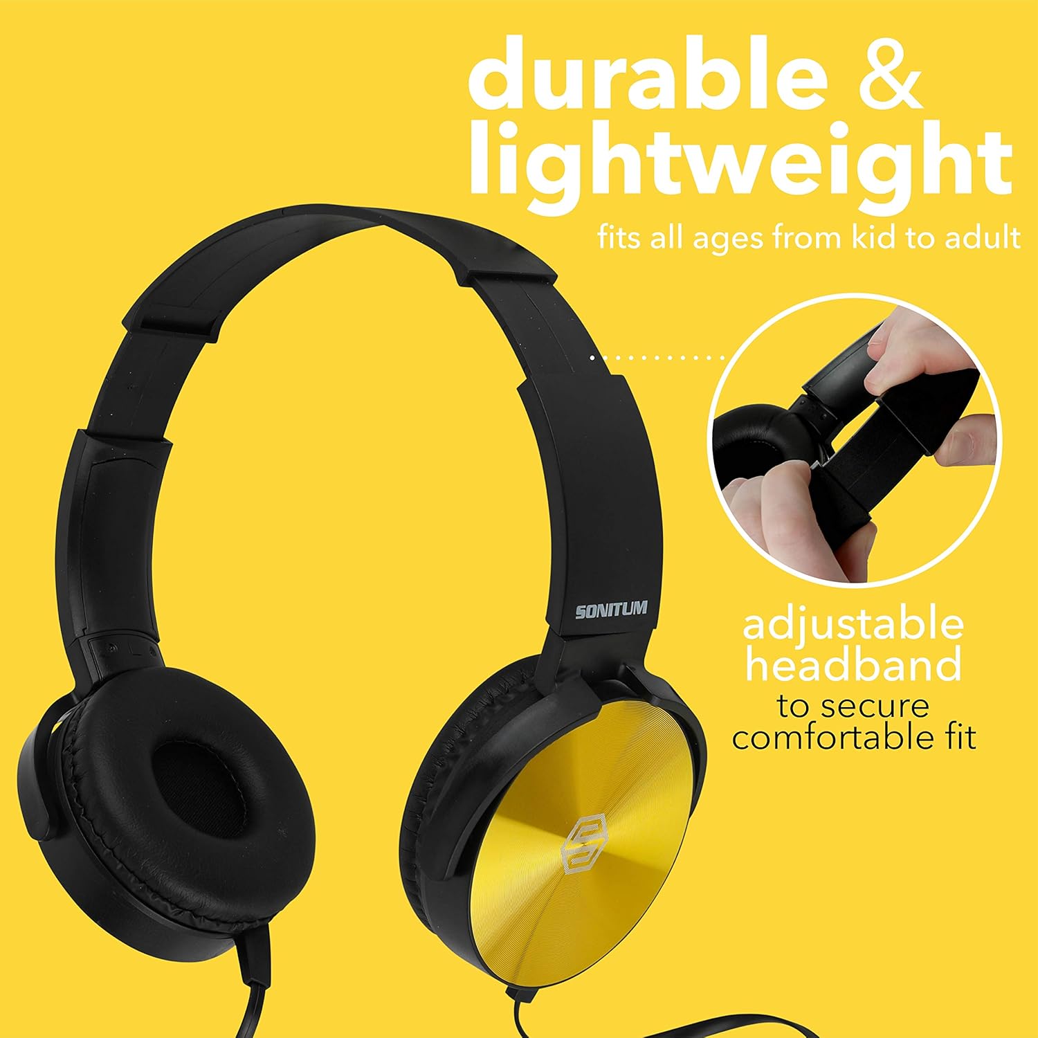 Kids Headphones Bulk 5 Pack, Student On Ear Color Varieties, Comfy Swivel Earphones for Classroom, Library, School, Airplane, for Online Learning and Travel, Noise Stereo Sound 3.5mm Jack (Colorful) - Image 2