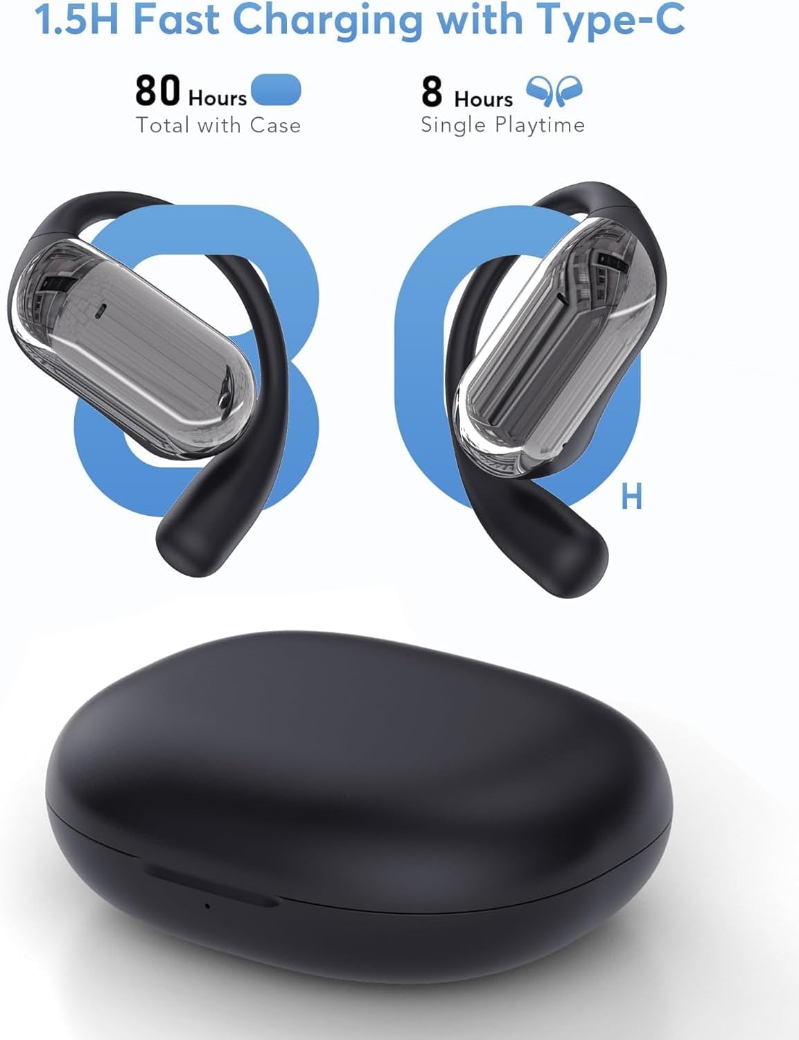 AI Language Translation Earbuds Real-Time, 144 Languages & Accents, Audifonos Traductores Inglés Español, Compatible with iOS & Android, Ideal for Travel, Business, Learning (Deep Black) - Image 7