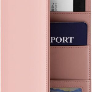 VULKIT Passport Holder Wallet RFID Blocking Travel Wallet for Men & Women