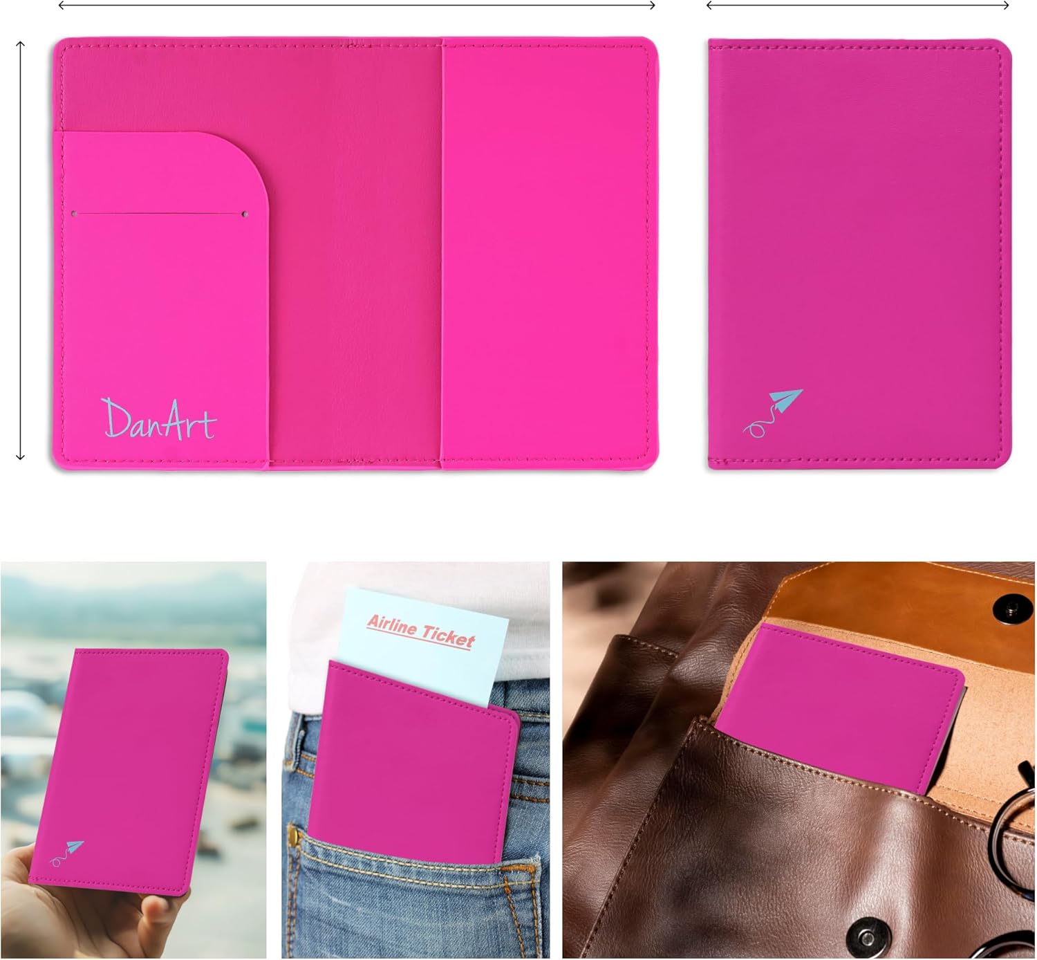 Passport Protector Sleeve (Pink) - Image 5