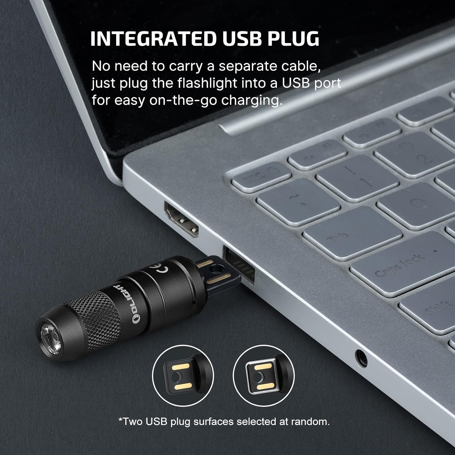 OLIGHT IMINI 2 EDC Rechargeable Keychain Flashlight, 50 Lumens Compact and Portable Mini LED Keyring Lights with Built-in Battery Ideal for Everyday Carry and Emergencies (Black) - Image 3