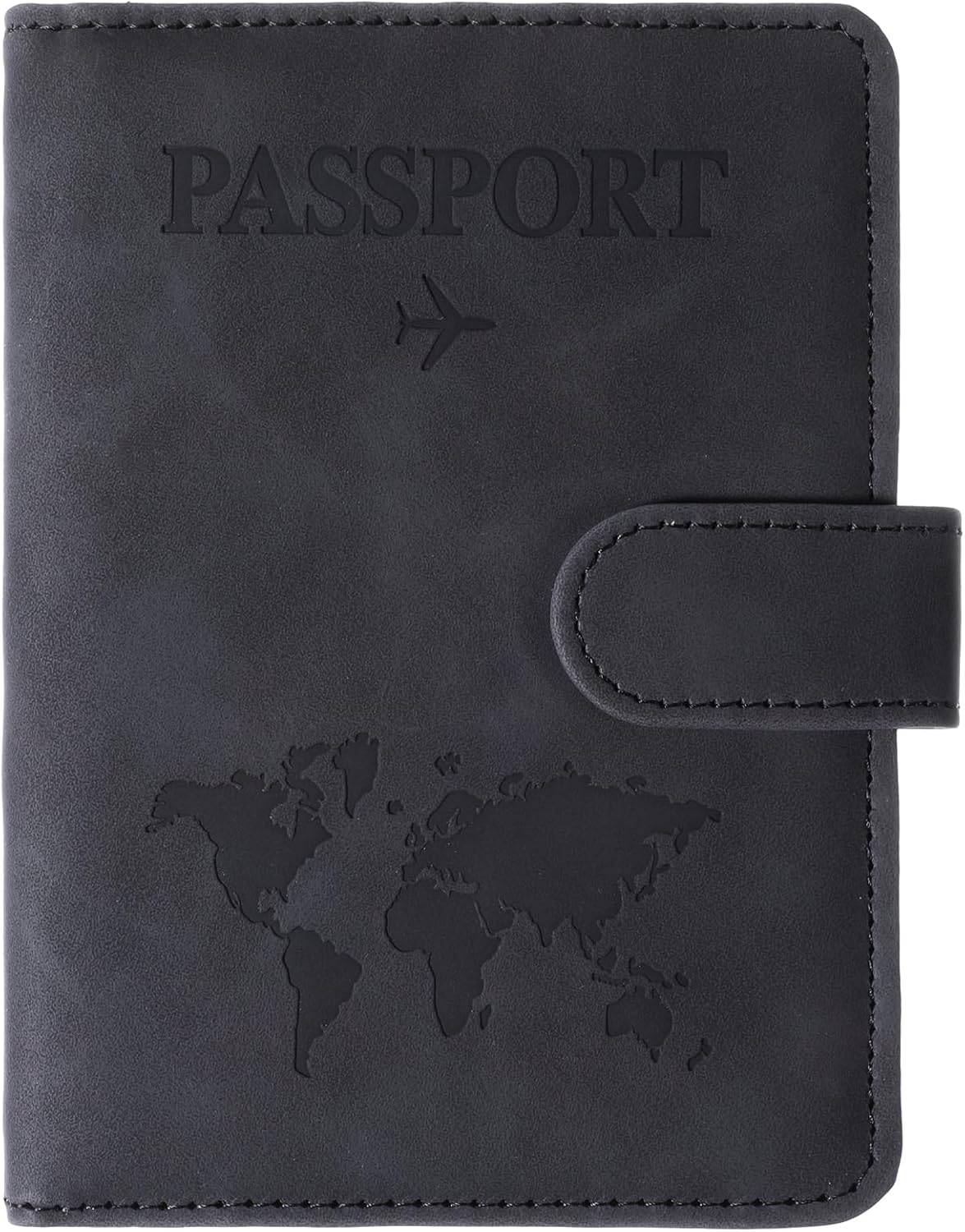 Passport Holder for Travel Leather Wallet Cover Case Must Haves Credit Card Bag Book Holder Protector Cruise Ship Vacation Essentials Accessories with Magnetic Buckle for Women and Men Gifts