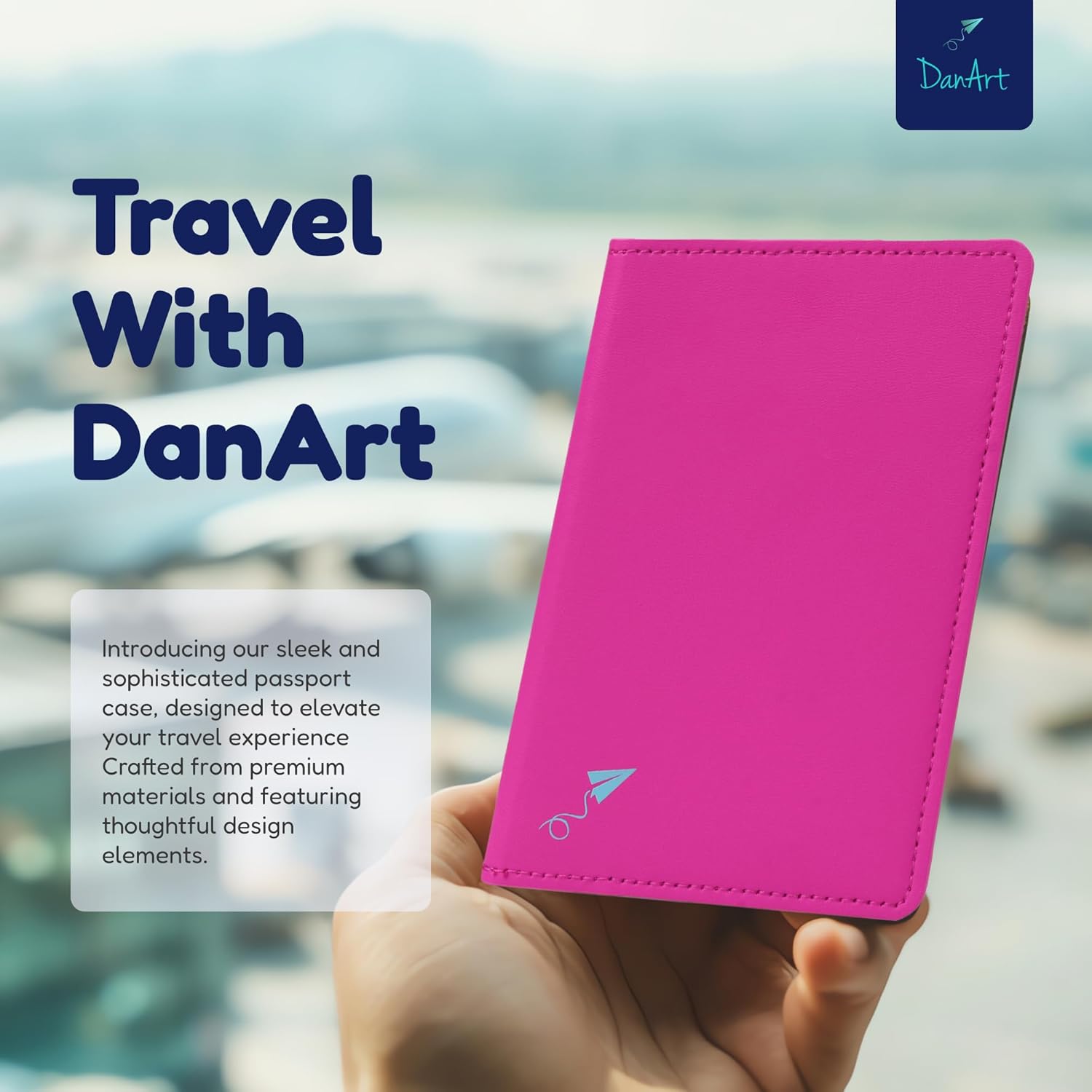 Passport Protector Sleeve (Pink) - Image 3