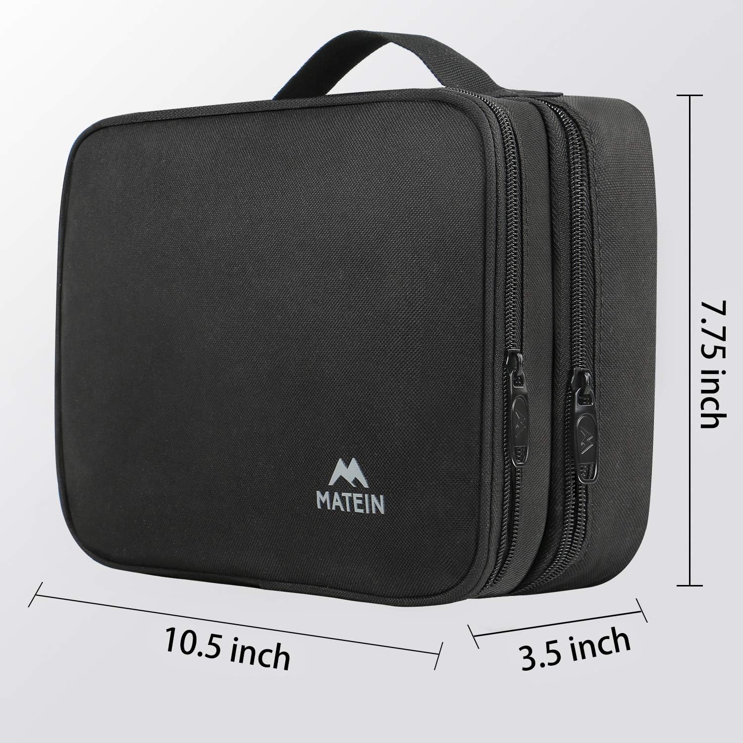 MATEIN Electronics Organizer Travel Case, Water Resistant Cable Organizer Bag for Travel Essentials, Gifts for Men, Storage Bag as Accessories for Phone, Cord, Tablet, Black - Image 8